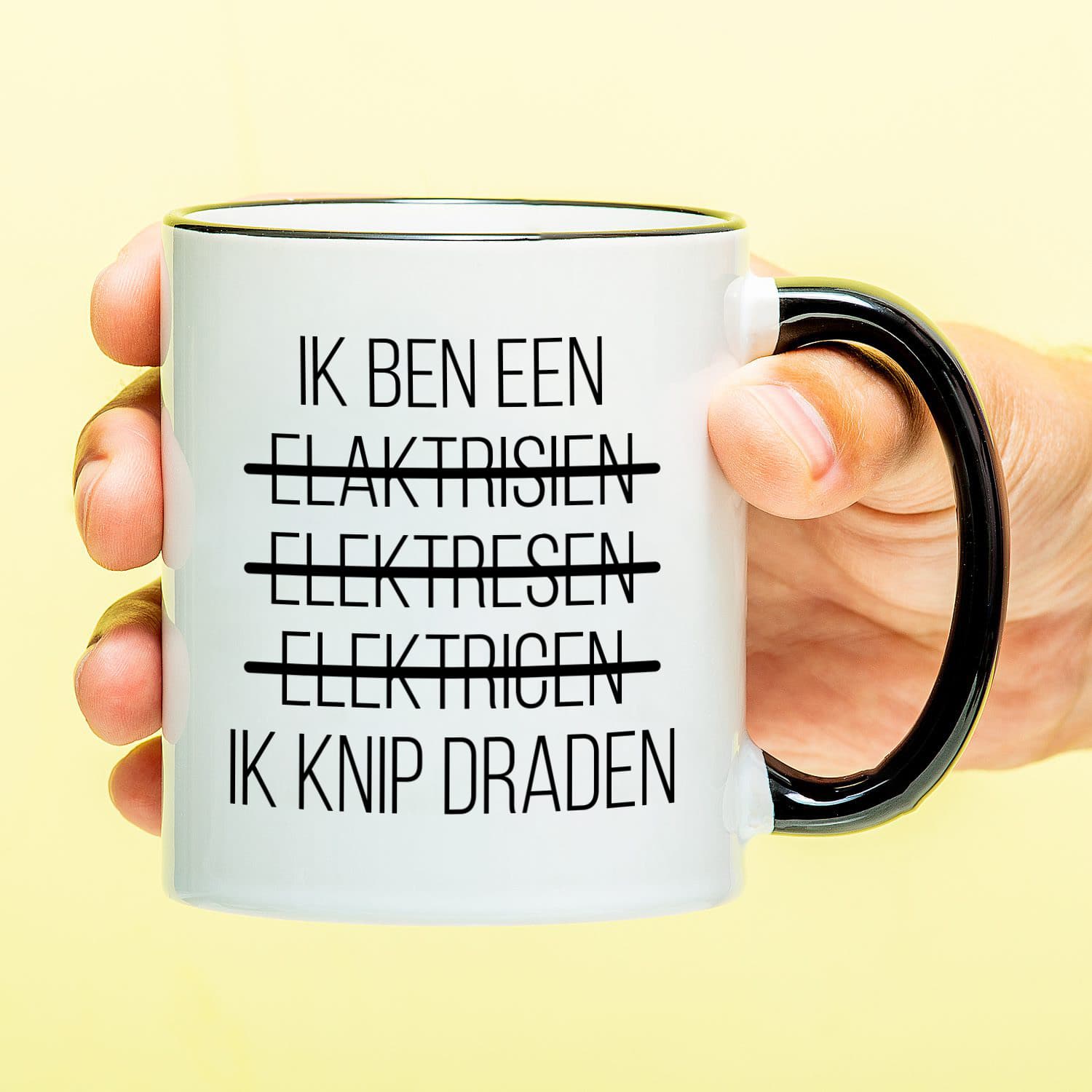Mok Ik ben een elektricien