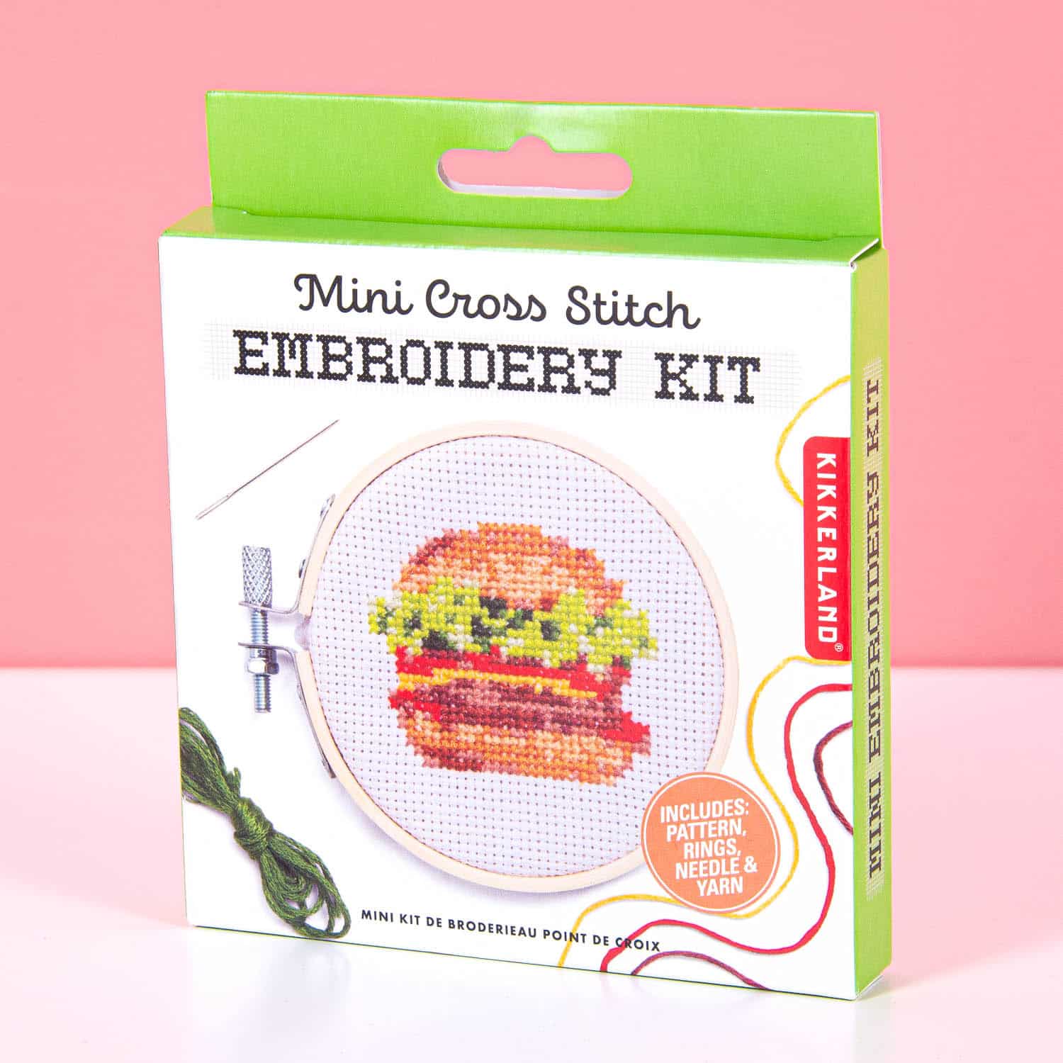 Mini borduurset - Hamburger