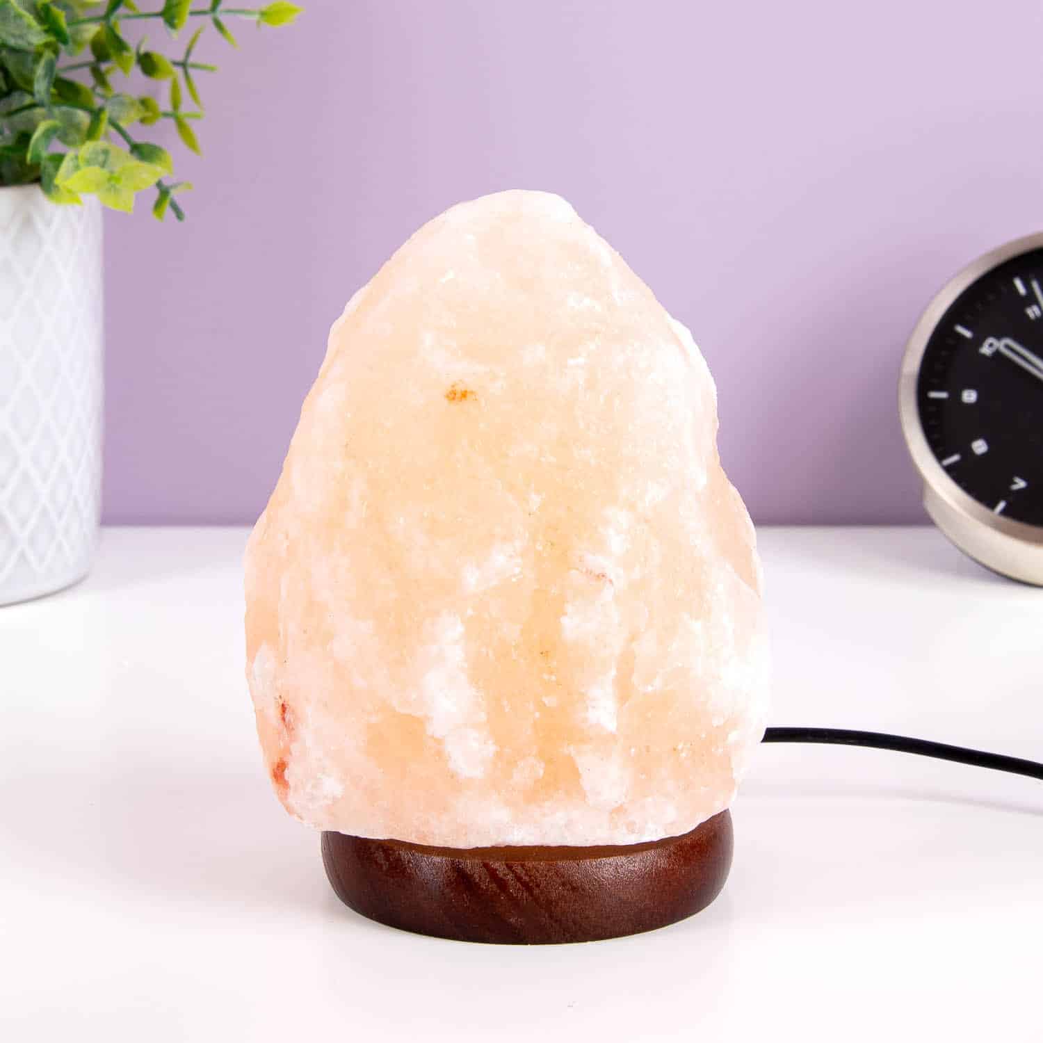 Zoutlamp met ledverlichting - Warm-wit licht - extra afbeelding