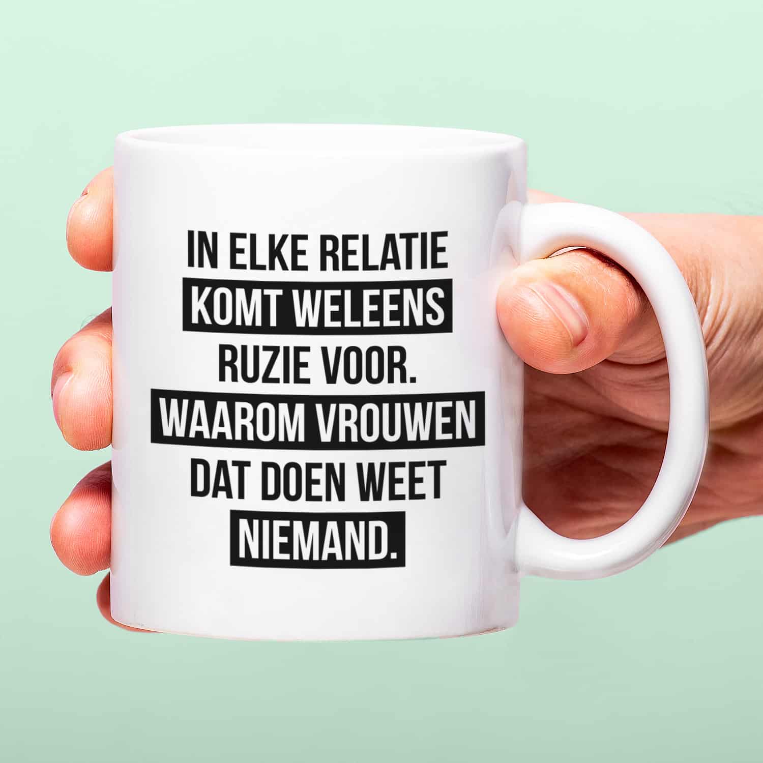Mok In elke relatie komt ruzie voor