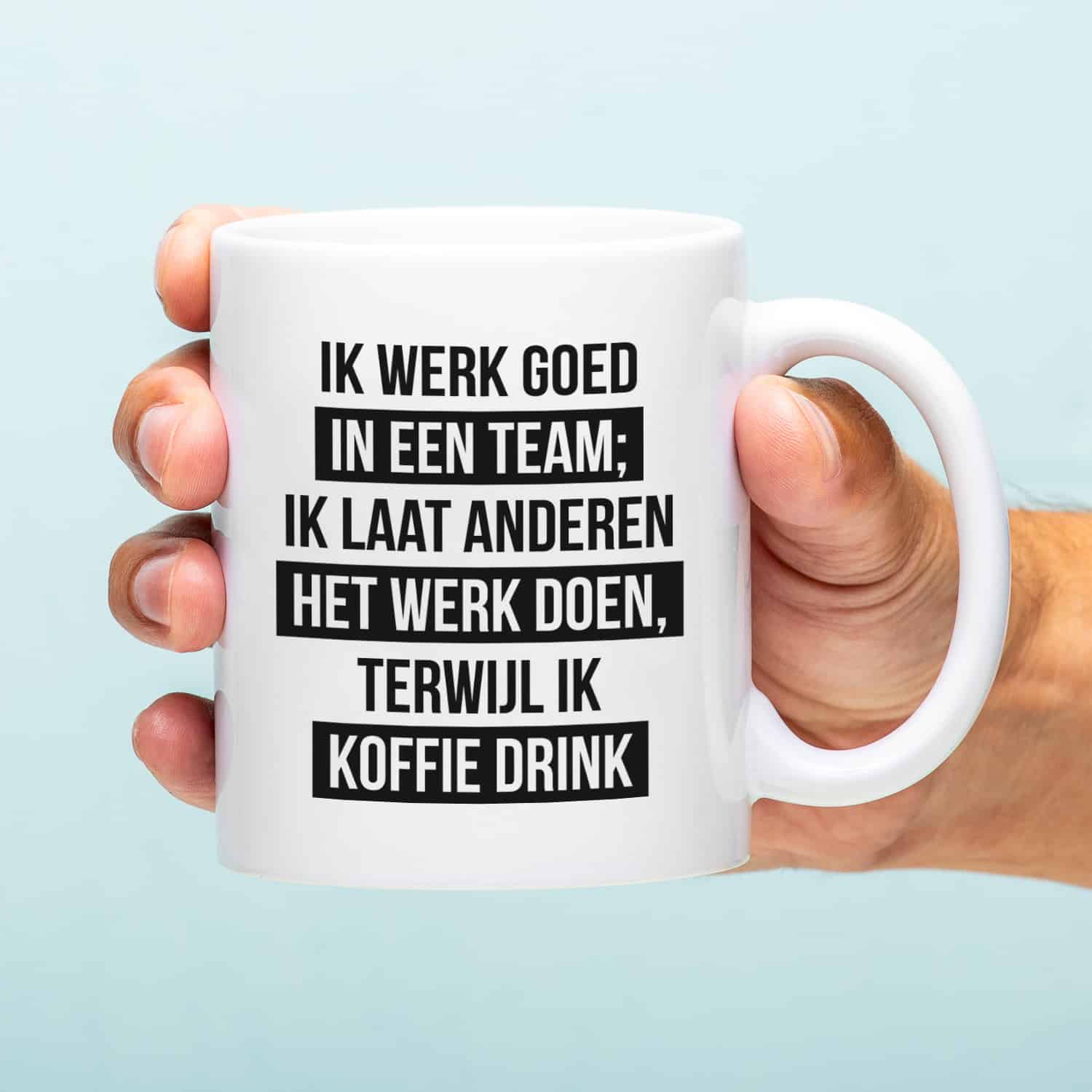 Mok Ik werk goed in een team