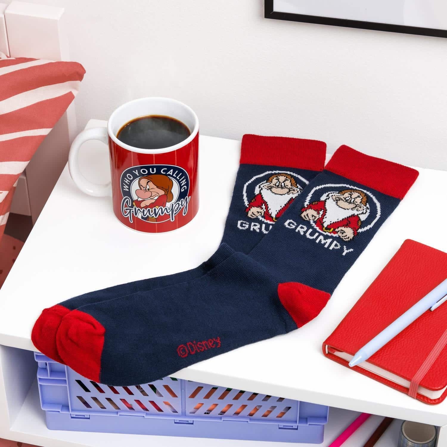 Disney Grumpy sokken en mok cadeauset