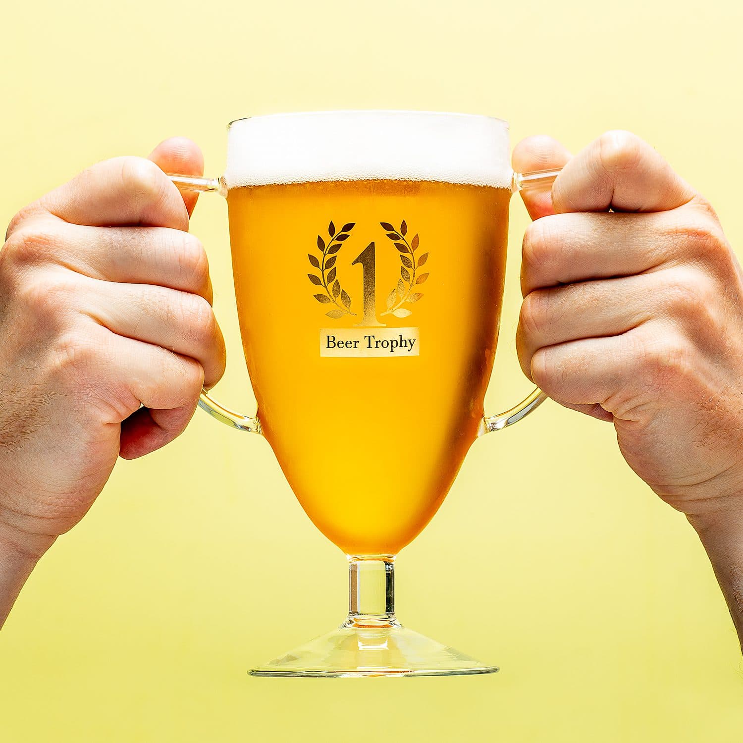 Bier trofee bierglas