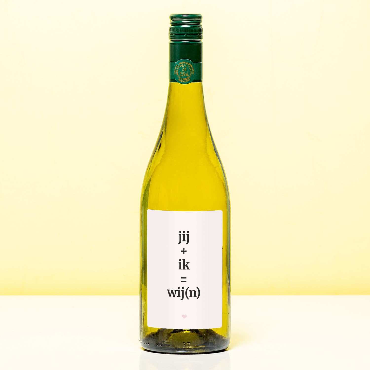 Wijnfles Jij ik wij(n) – Wit (Sauvignon Blanc)