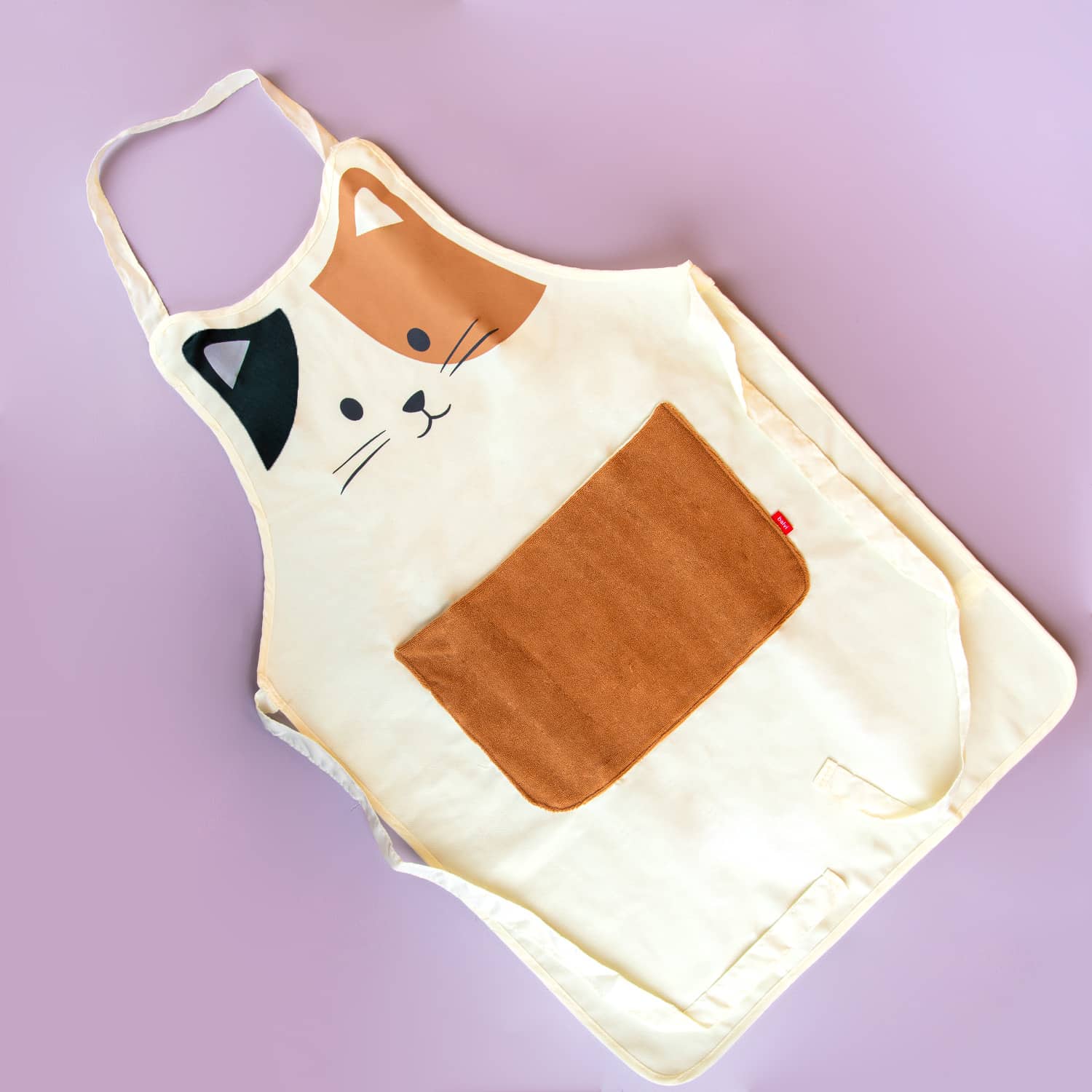 Kat keukenschort – Calico (gekleurd)
