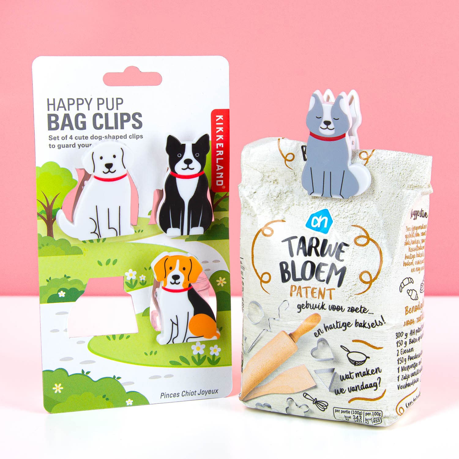 Hond vershoudclips (set van 4)