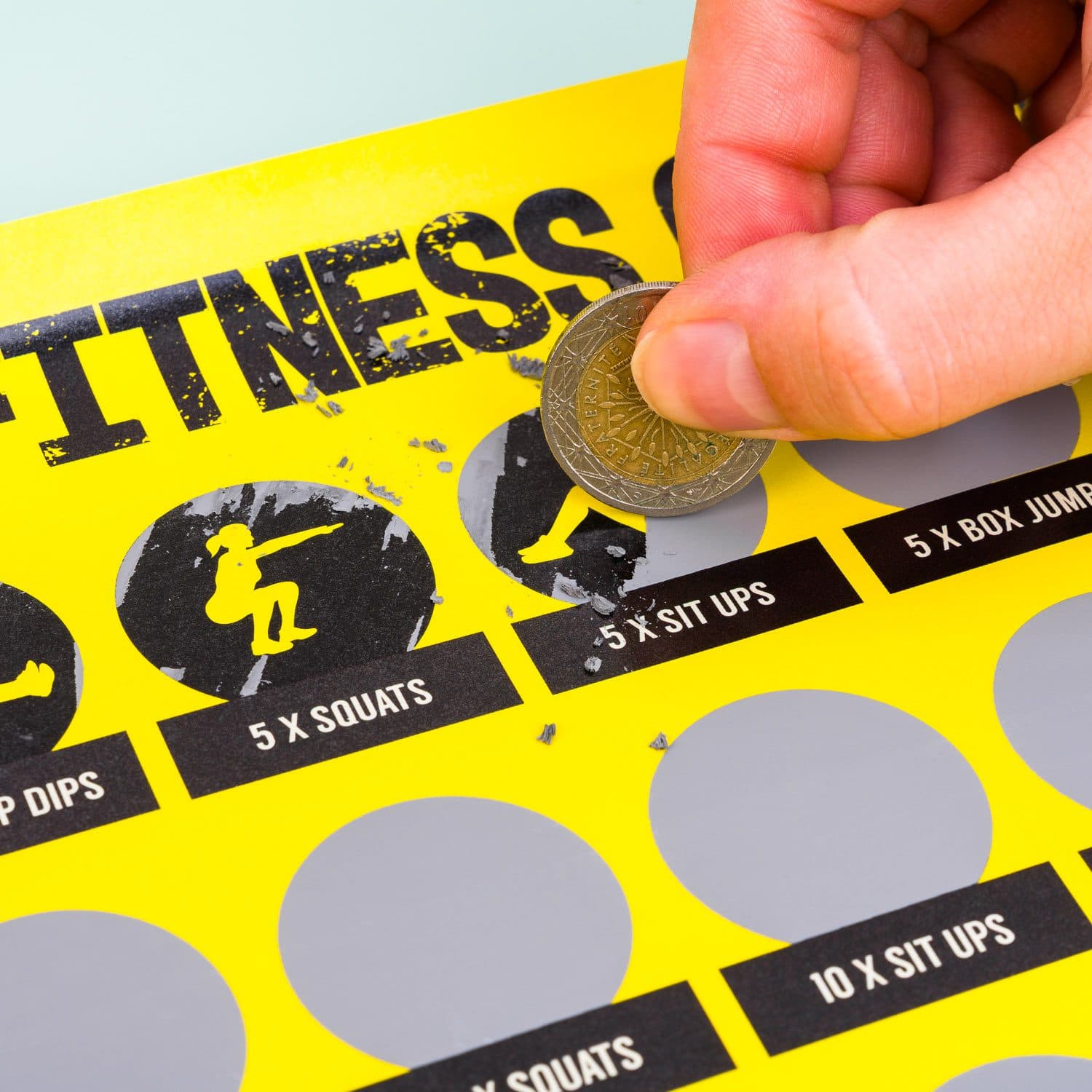 100 Day Fitness Challenge krasposter