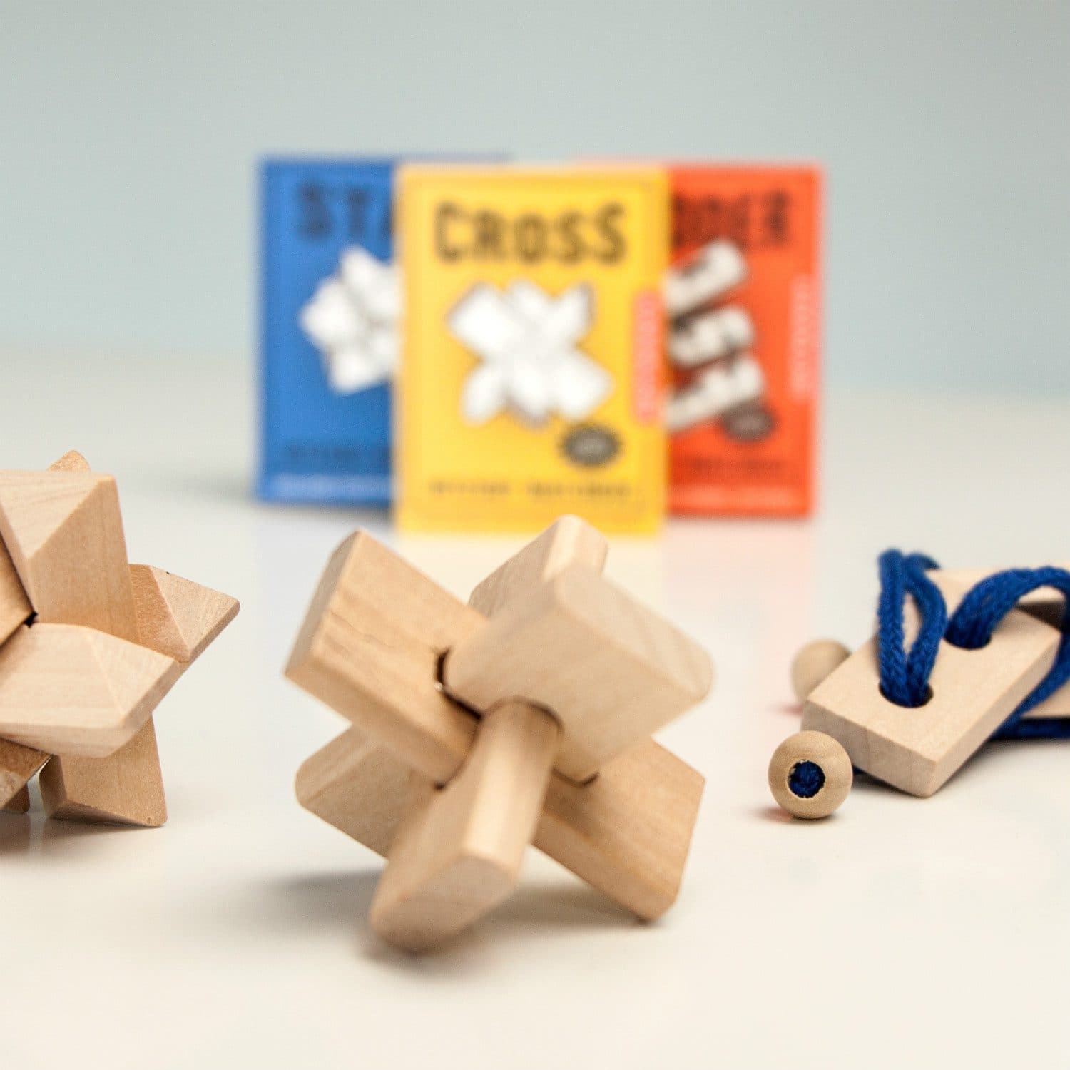 Houten mini puzzel