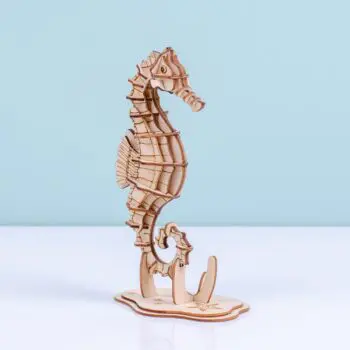 3D Puzzel Van Hout - Zeepaardje