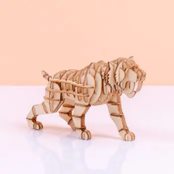 3D Puzzel Van Hout - Tijger