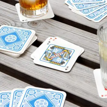 Speelkaart bierviltjes (set van 54)