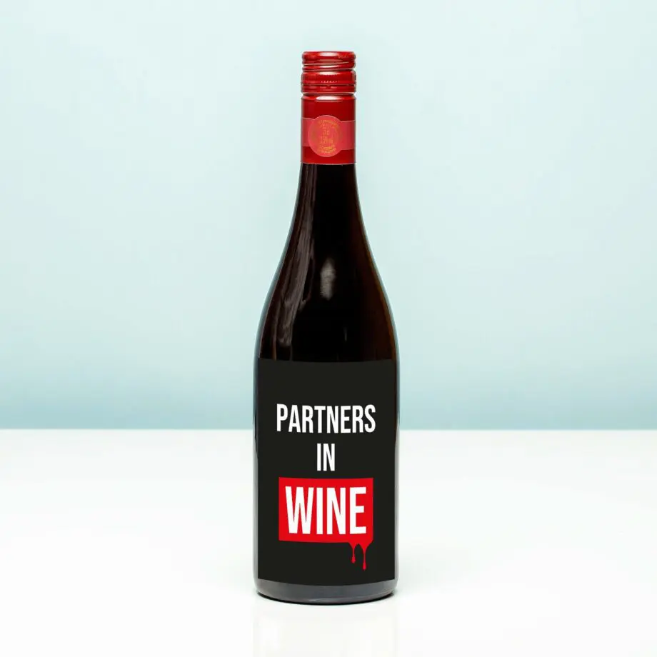 Wijnfles Partners in wine