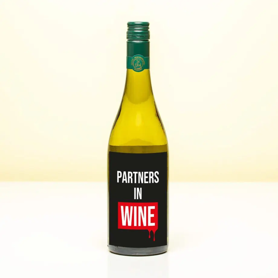 Wijnfles Partners in wine
