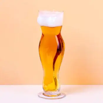 Vrouwentorso bierglas