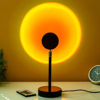 Zonsondergang lamp