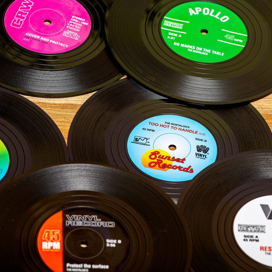 Vinyl onderzetters (set van 6)