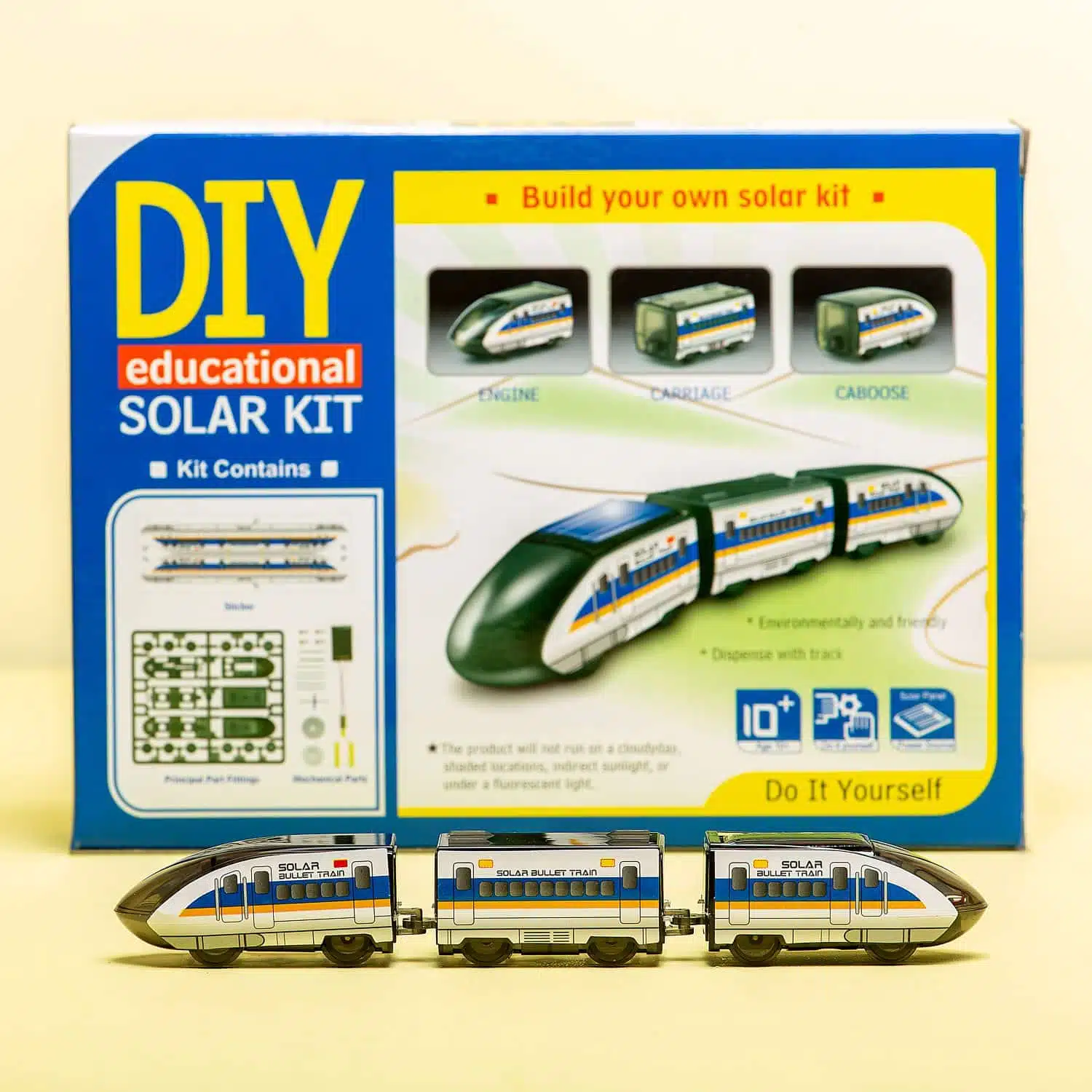 Zelfbouw Trein Op Zonne-Energie