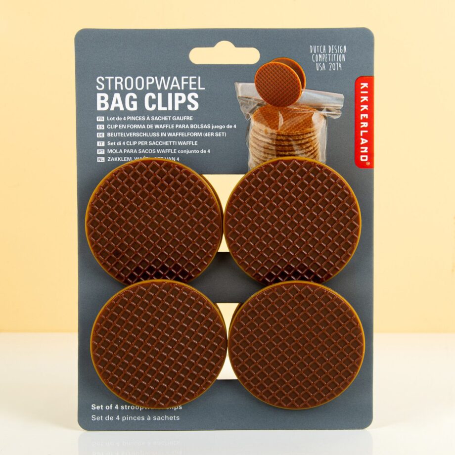 Stroopwafel Bag Clip (Set Van 4)