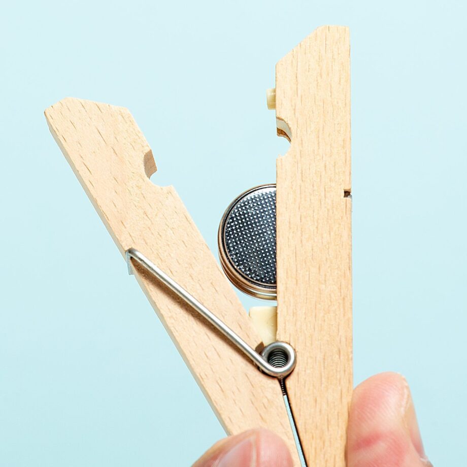 Wasknijper boeklampje
