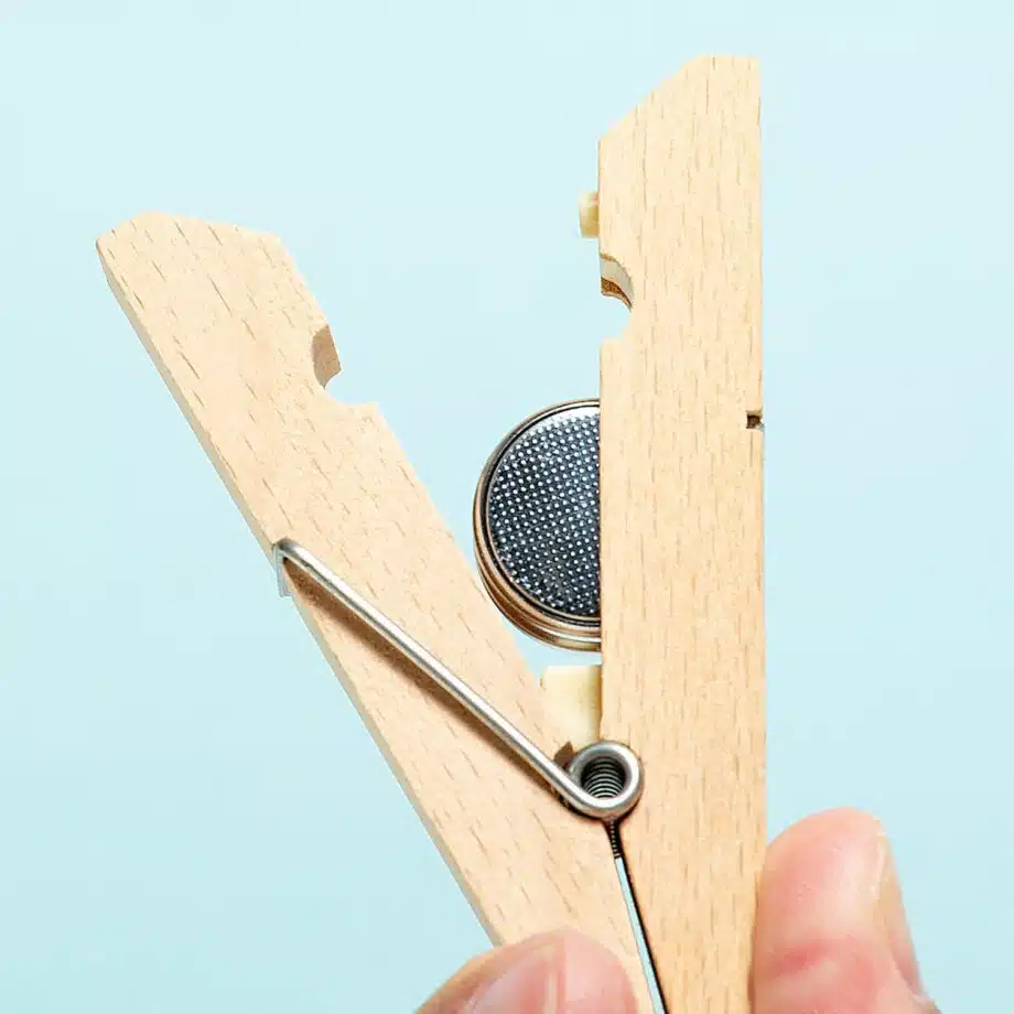 Wasknijper boeklampje