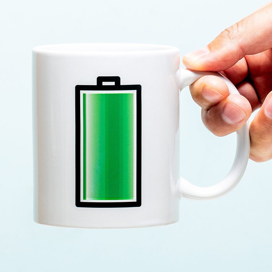 Warmtegevoelige Mok Batterij