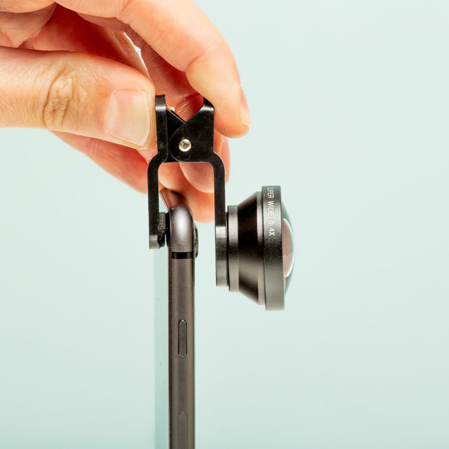 Groothoeklens voor smartphone