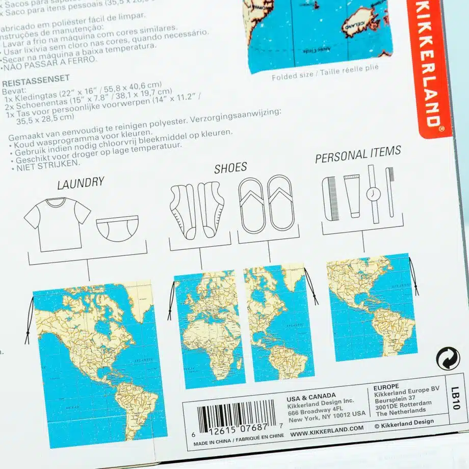 Travel waszak (set van 4)