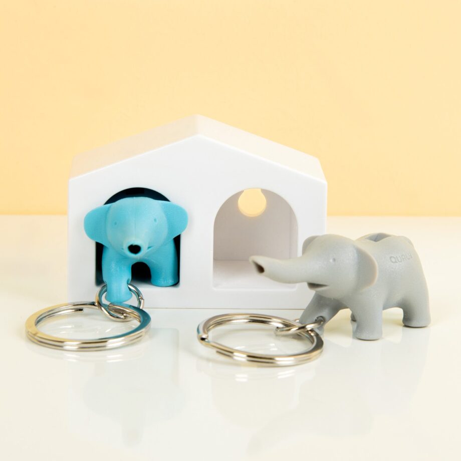 Duo Elephant sleutelhanger