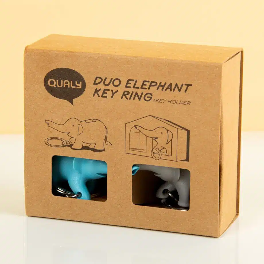 Duo Elephant sleutelhanger
