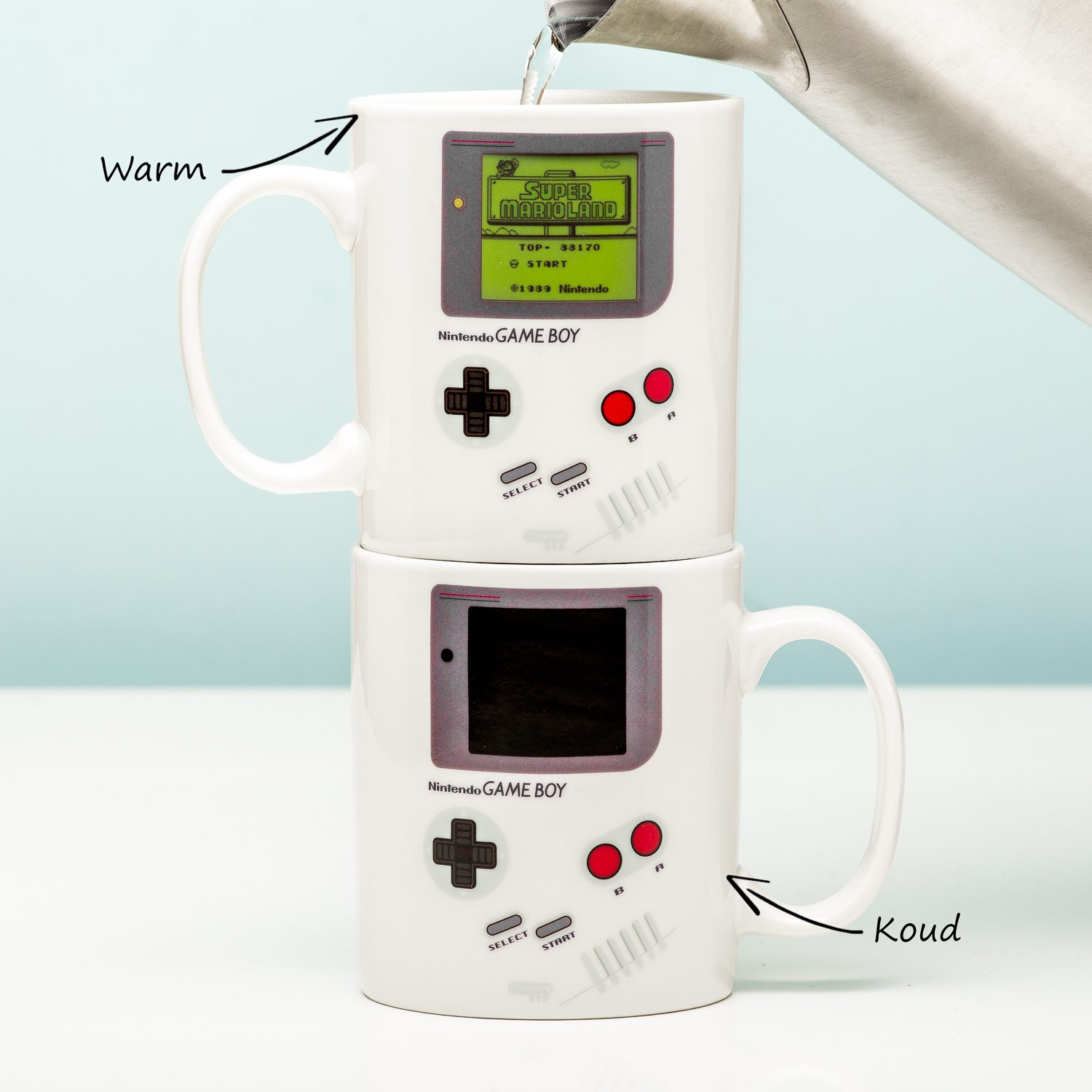 Nintendo Game Boy Warmtegevoelige Mok Nintendo Game Boy Warmtegevoelige Mok