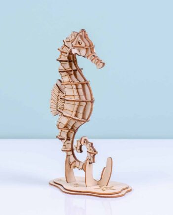 3D Puzzel Van Hout - Zeepaardje