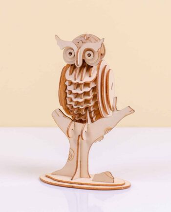 3D Puzzel Van Hout - Uil