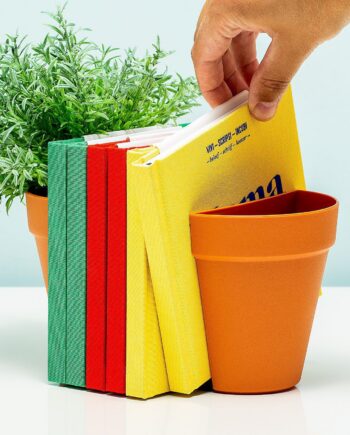 Bloempot Boekensteun