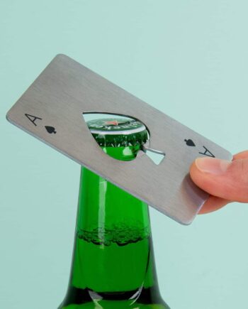 Schoppen Aas Flesopener
