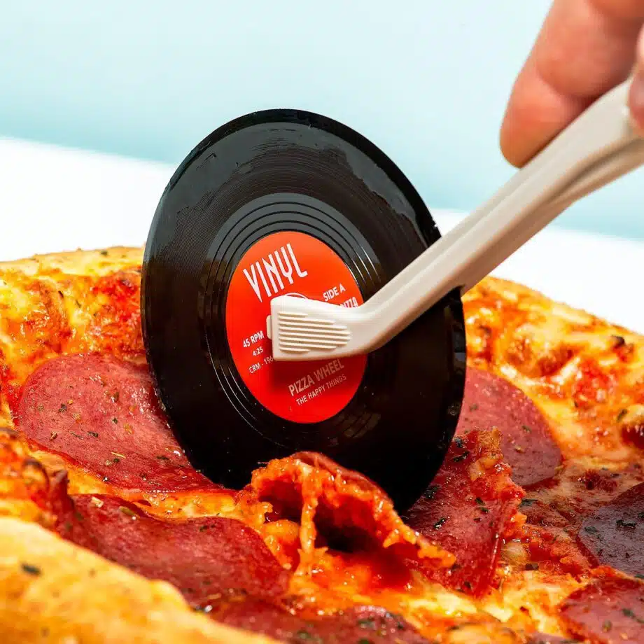 Platenspeler pizzasnijder