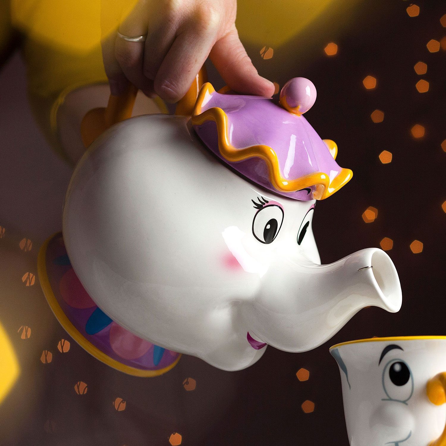 Disney Mrs. Potts theepot uit Beauty and the Beast