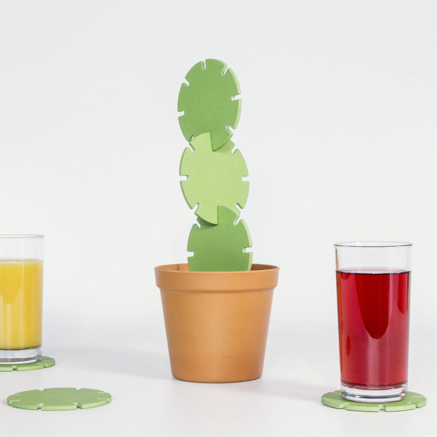 Cactus Onderzetters (Set Van 6)