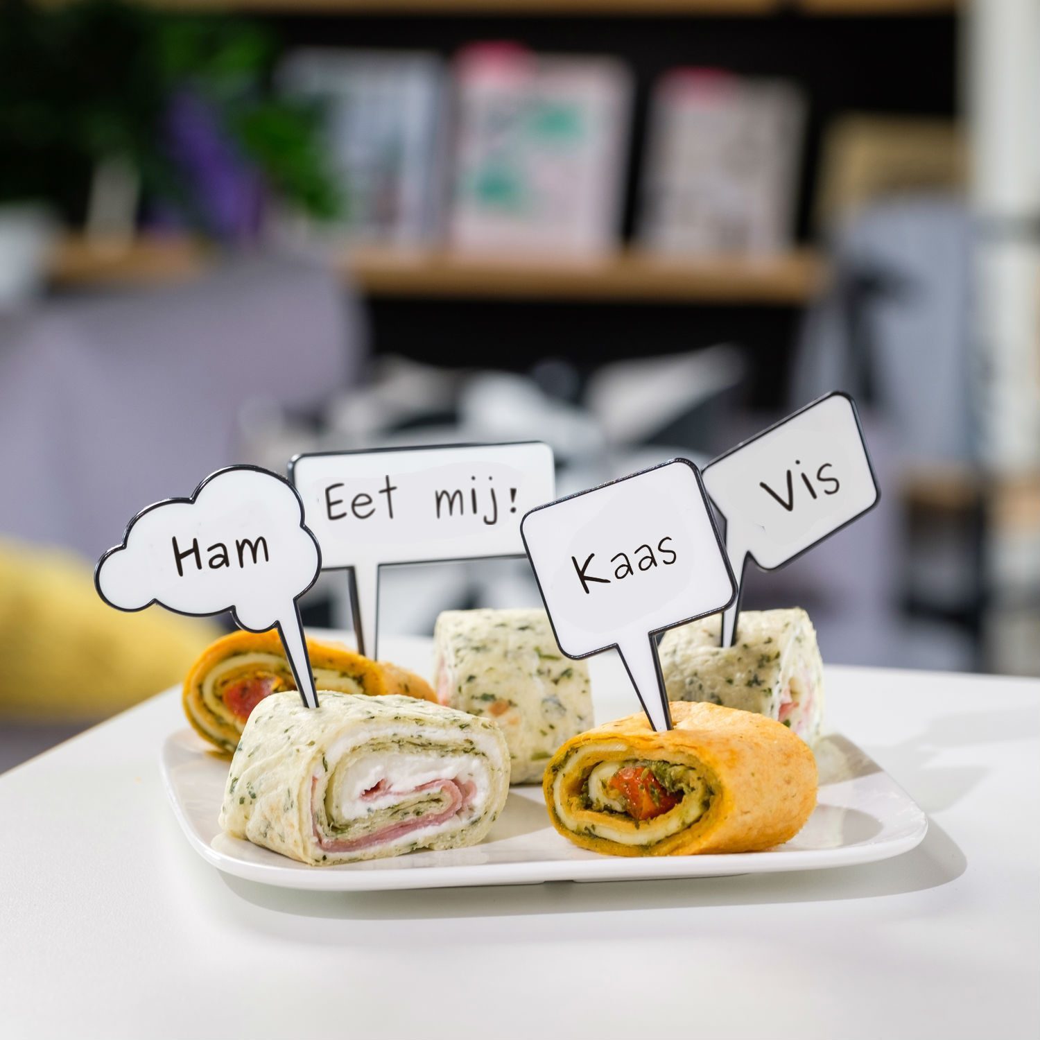 Bitten Spraakwolk Cocktailprikkers (set Van 12)