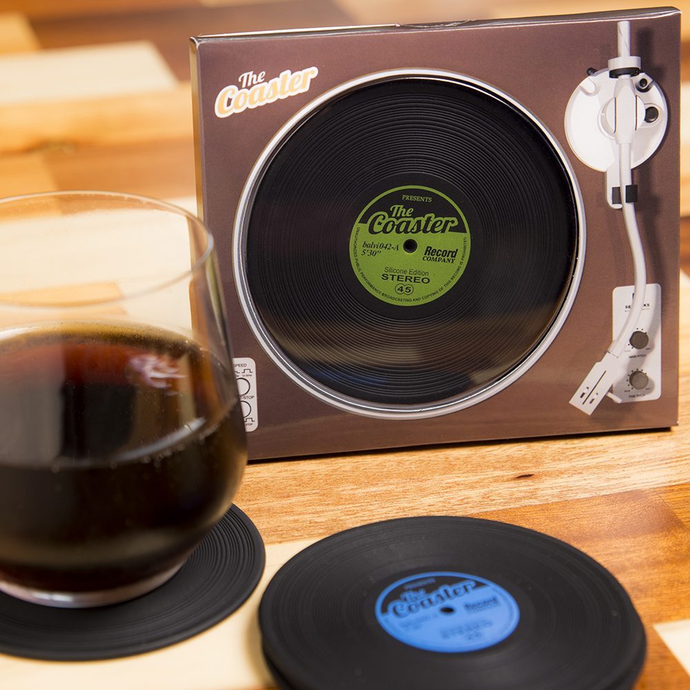 Vinyl Onderzetters (Set Van 4)