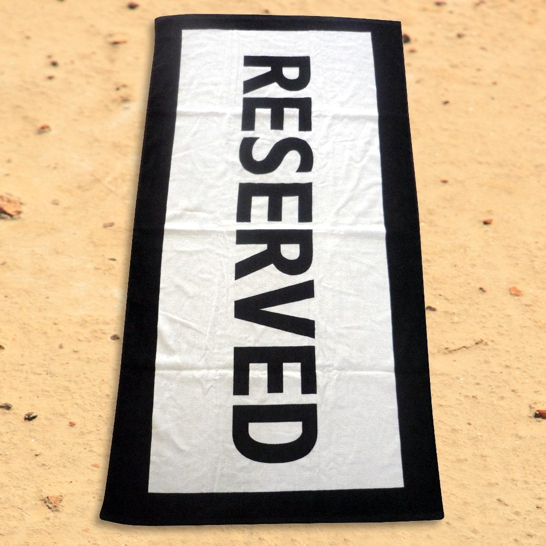 Reserved Badhanddoek