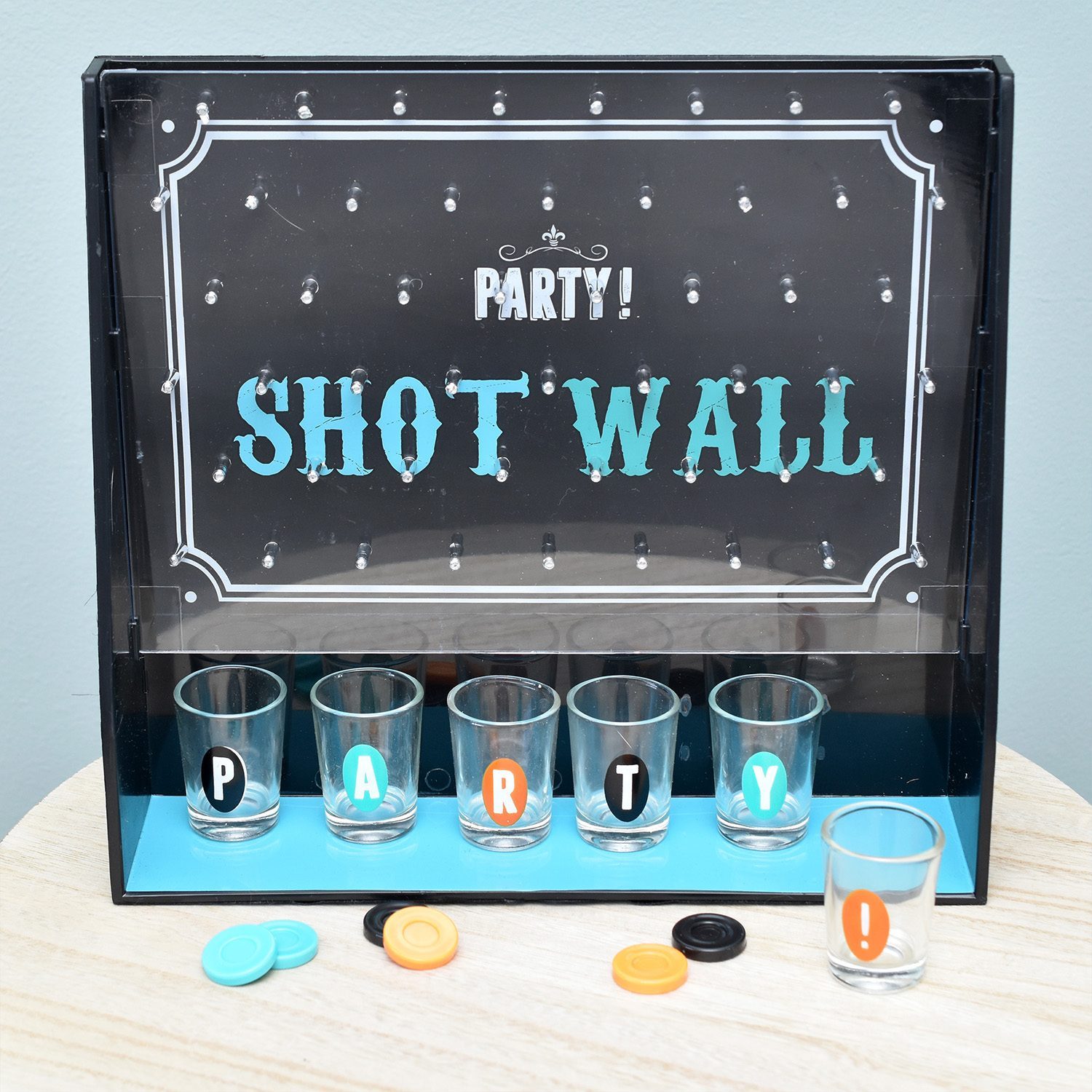 Fizz Party Shot Wall Drankspel