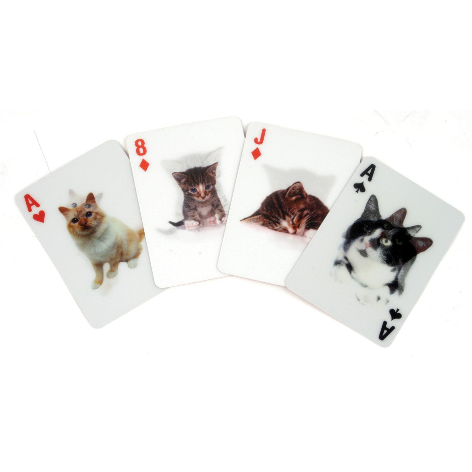 Kikkerland 3D Speelkaarten - Katten