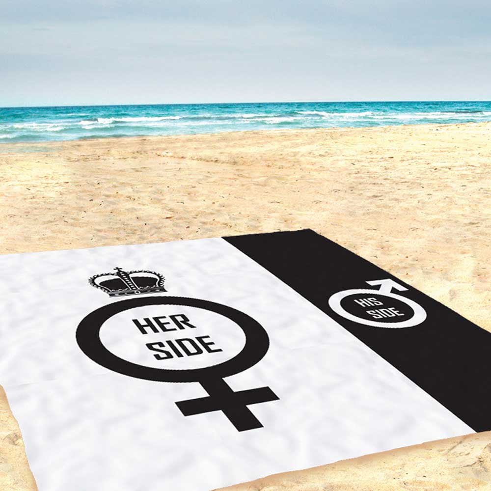 His and Hers strandhanddoek