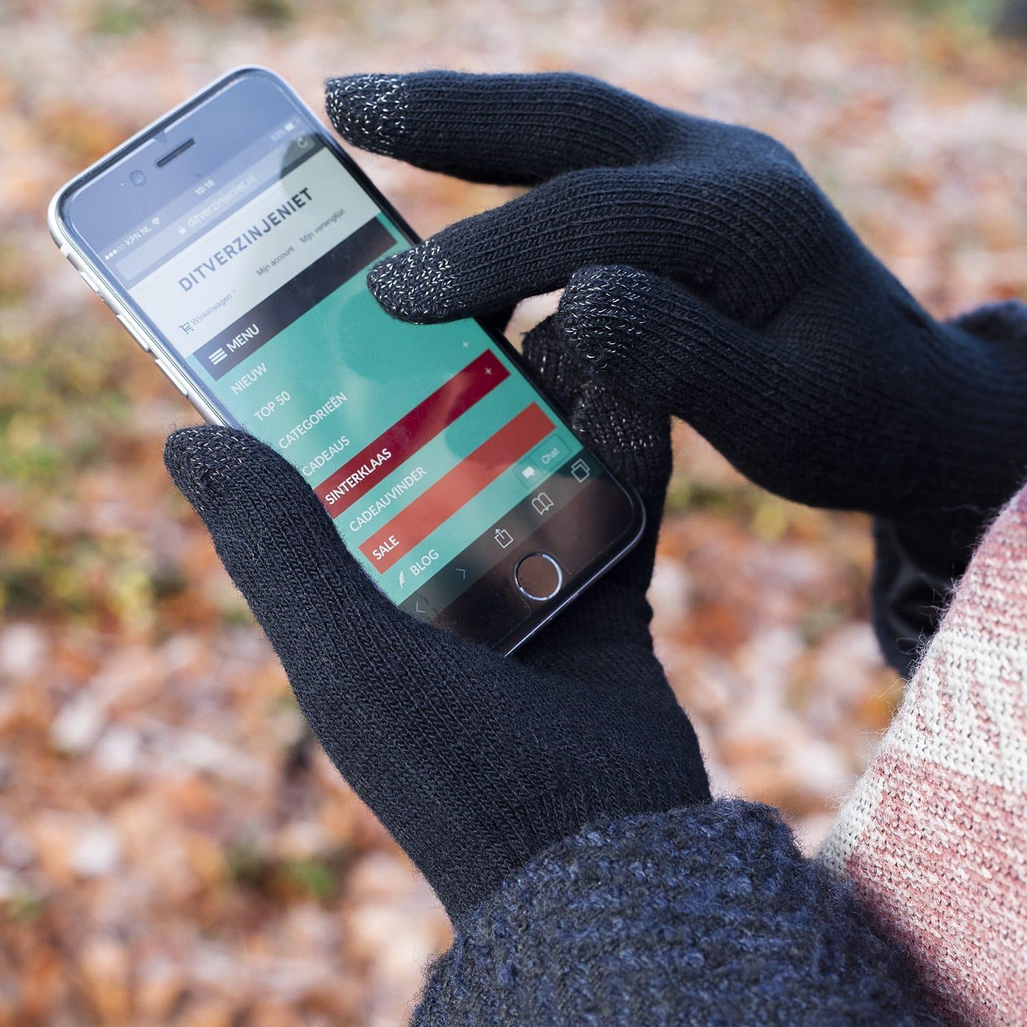 Iggi Touchscreen handschoenen zwart