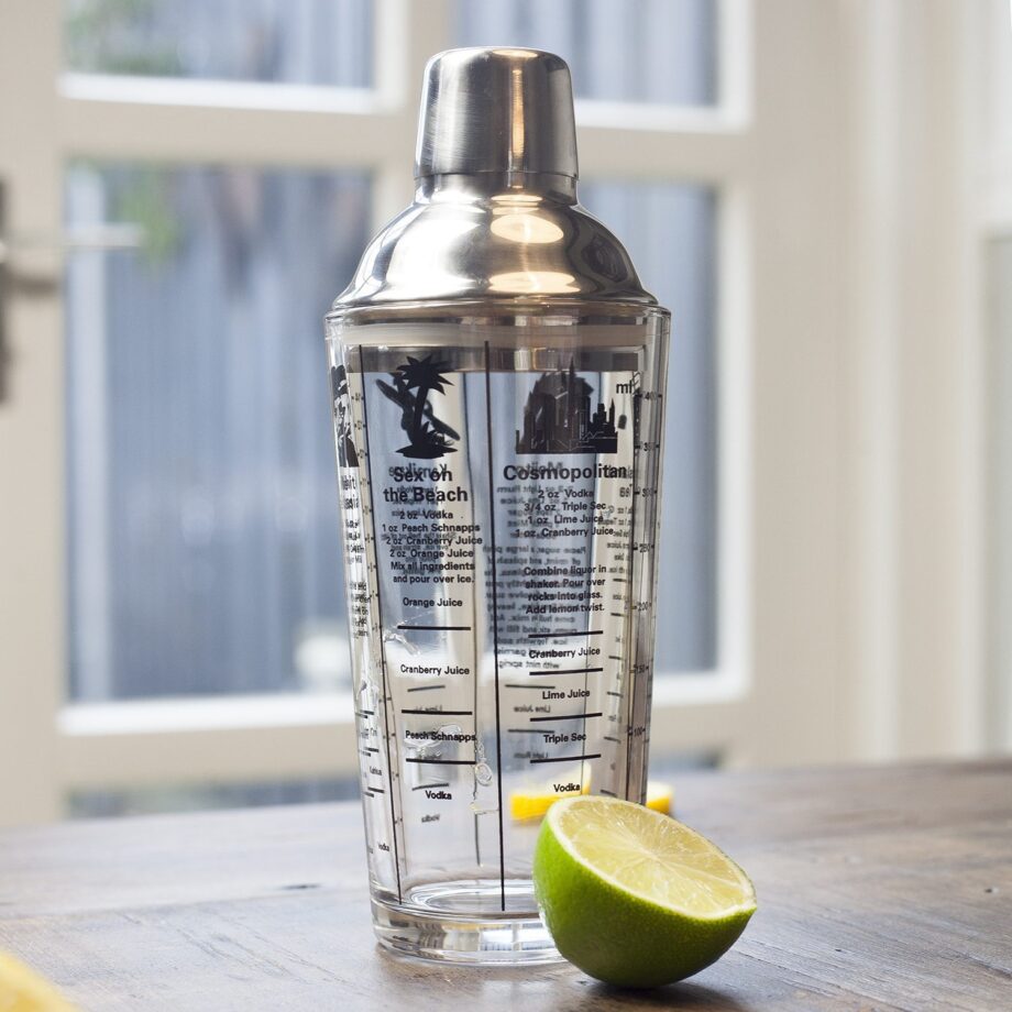 Cocktailshaker met recepten