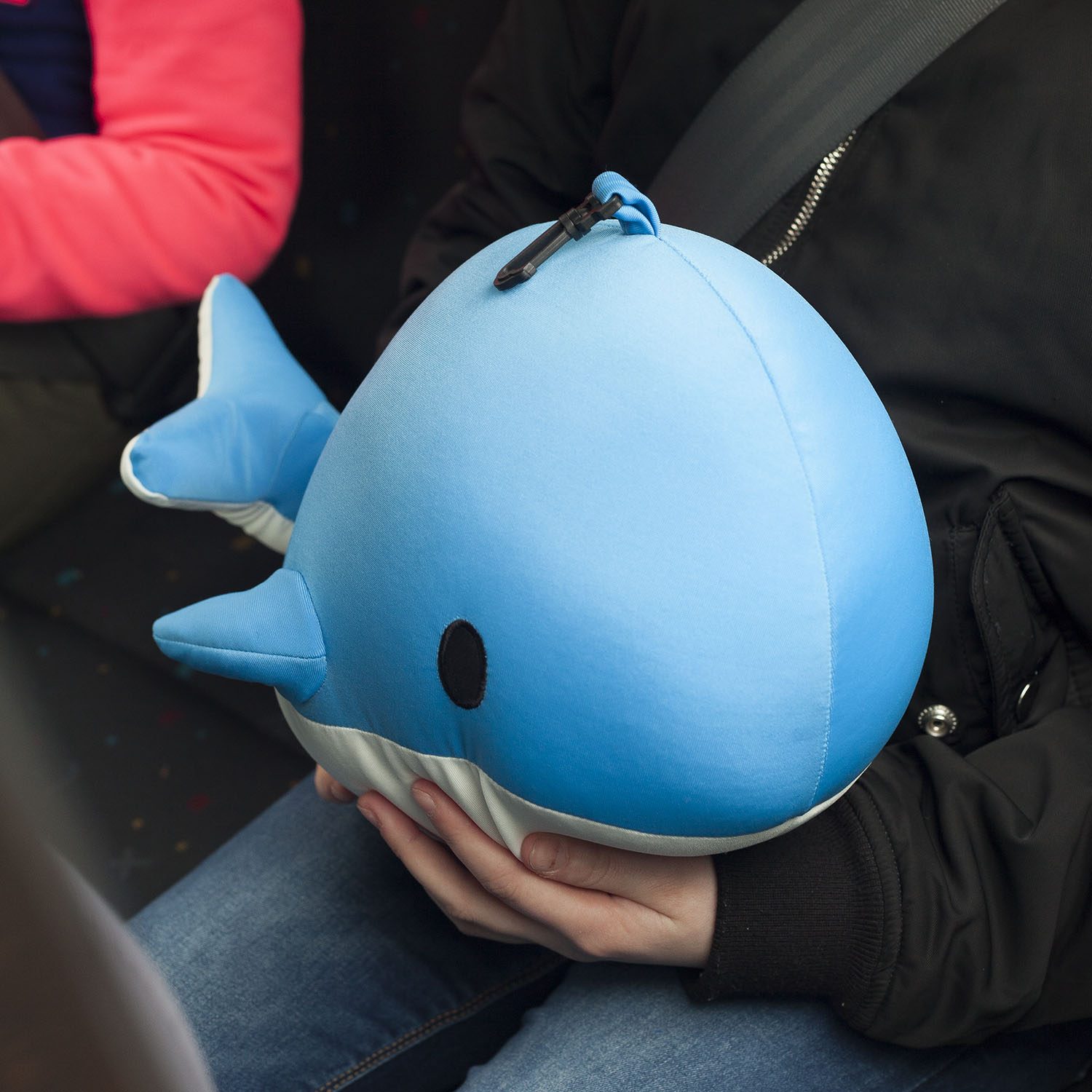Zip En Flip Knuffel En Reiskussen - Walvis