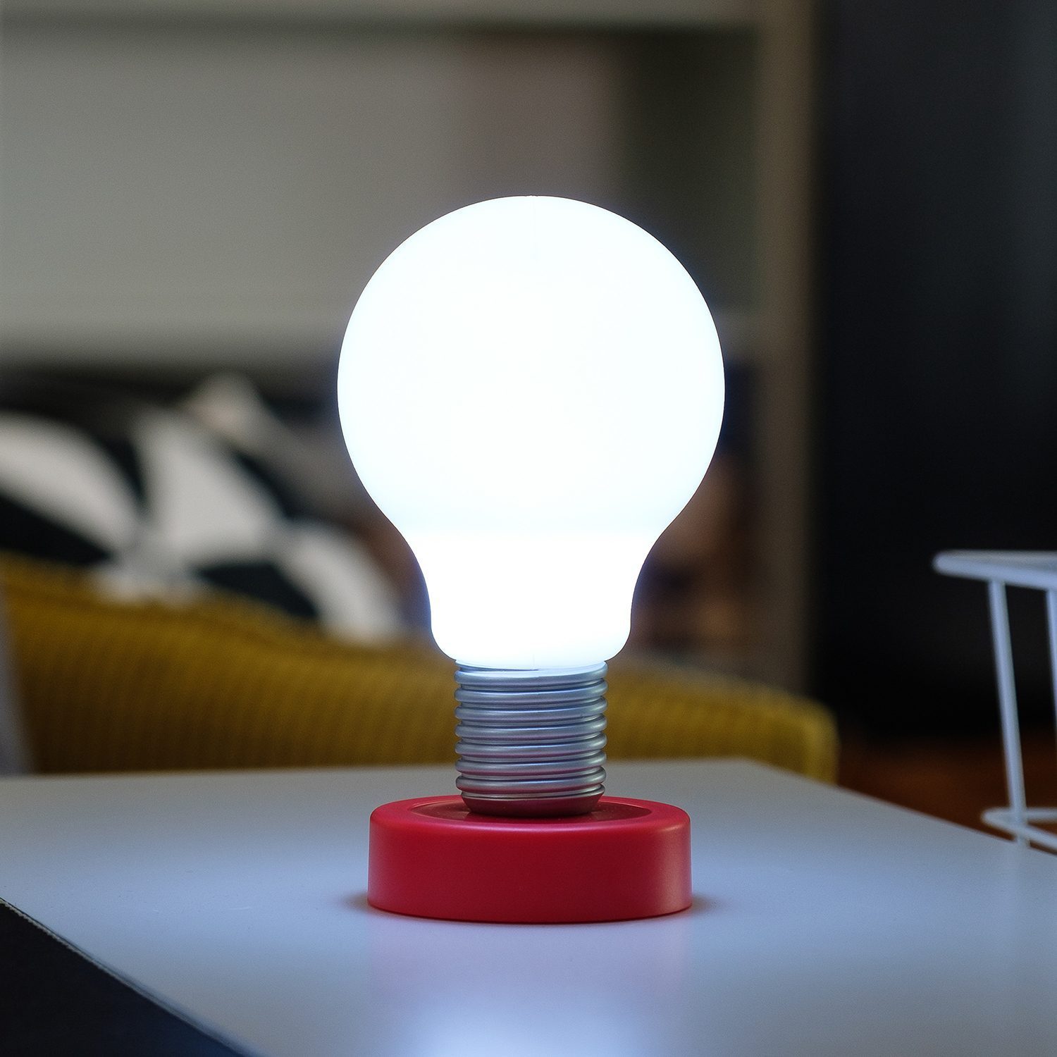 Push Lamp - Rood