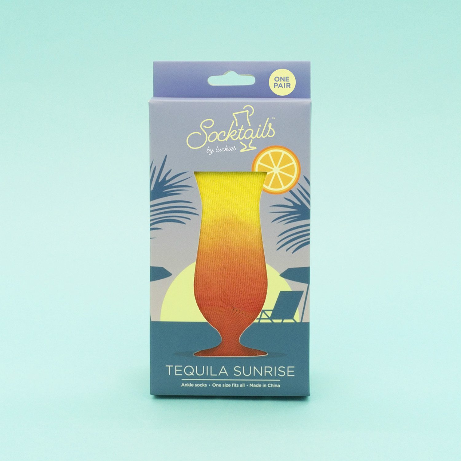 Socktails Cocktailsokken - Tequila Sunrise