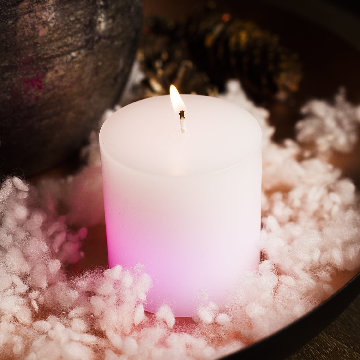 Magic Candle met ledverlichting