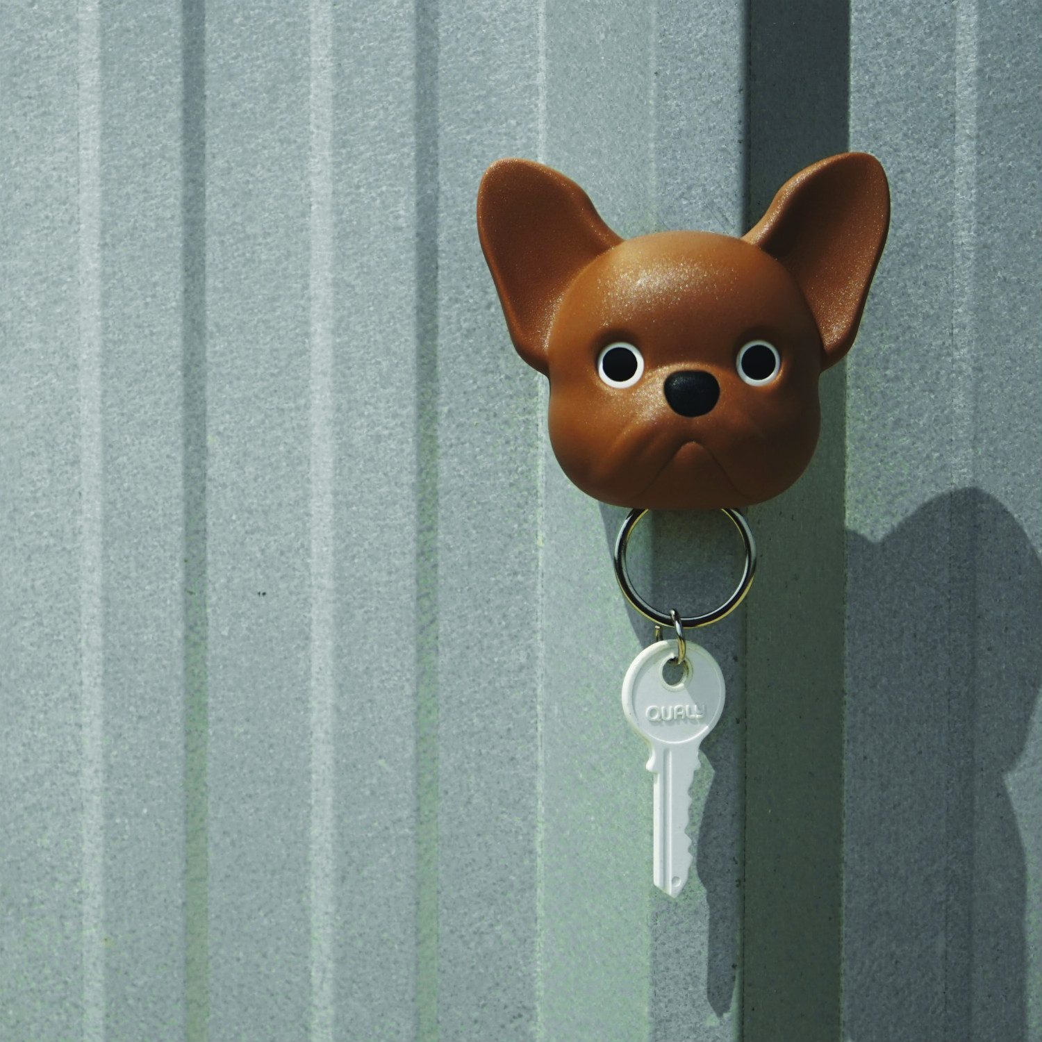 Qualy Hond Sleutelhouder - Bruin